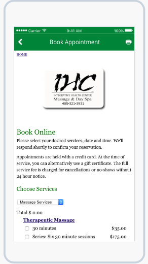 Book appointment on IHC App